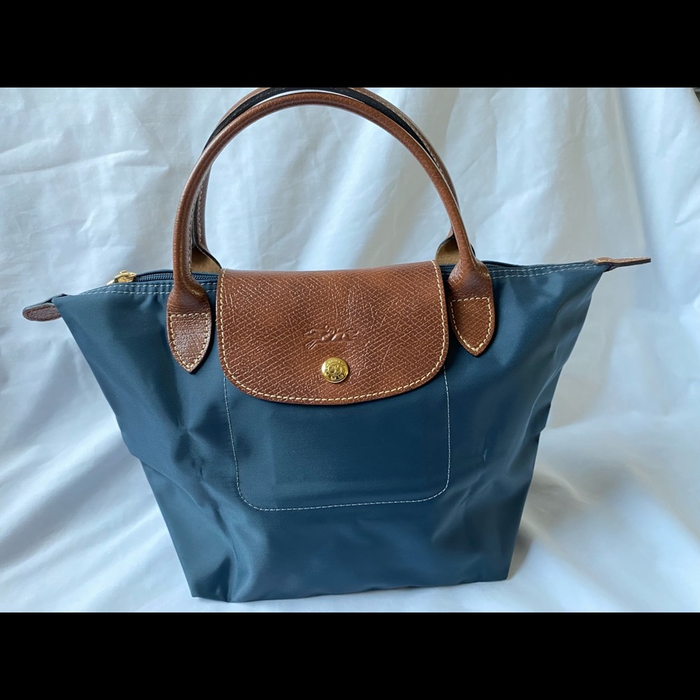 Longchamp Le Pliage Small Blue-Gray